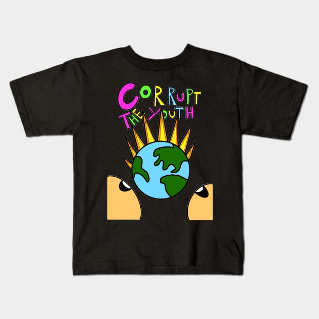 Corrupt The Youth “Global Warming” Kids T-Shirt by Second Wave Apparel